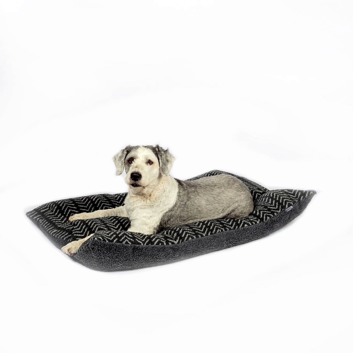 Sherpa Fleece Charcoal Arrows Dog Duvet Cover - Image 6