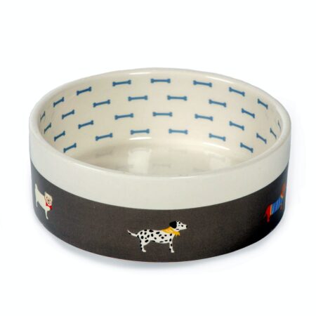 Alternative view of FatFace Marching Dogs Pet Bowl | Non-personsalised