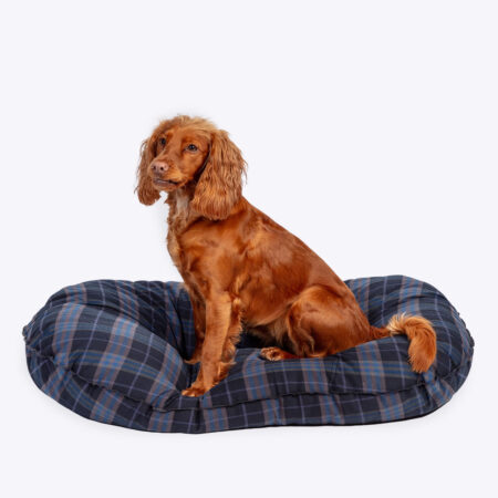 Lumberjack Navy Quilted Dog Mattress