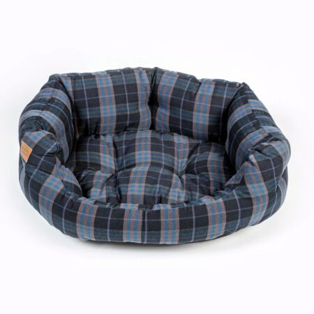 Lumberjack Navy Deluxe Slumber Dog Bed - Image 4