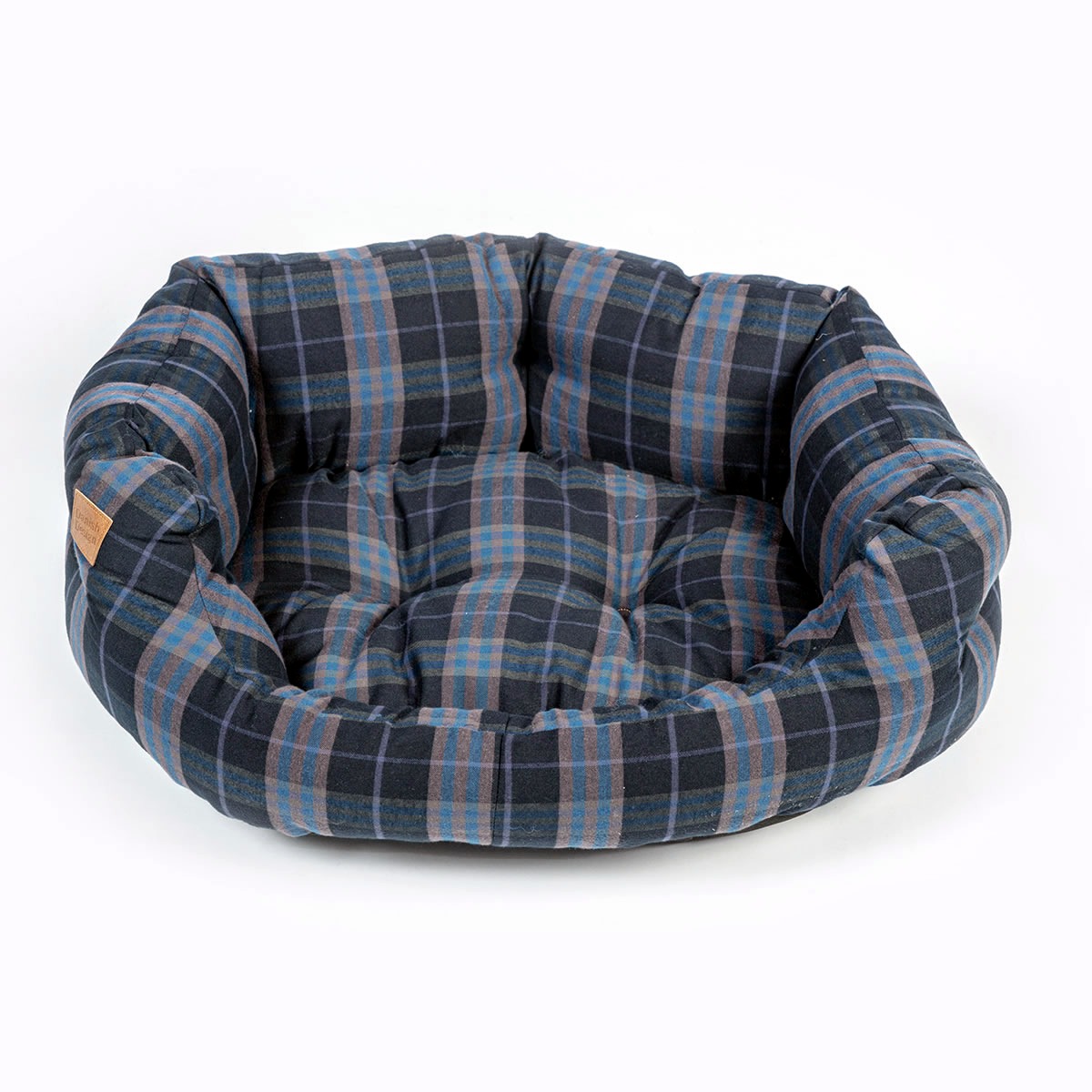 Lumberjack Navy Deluxe Slumber Dog Bed - Image 4