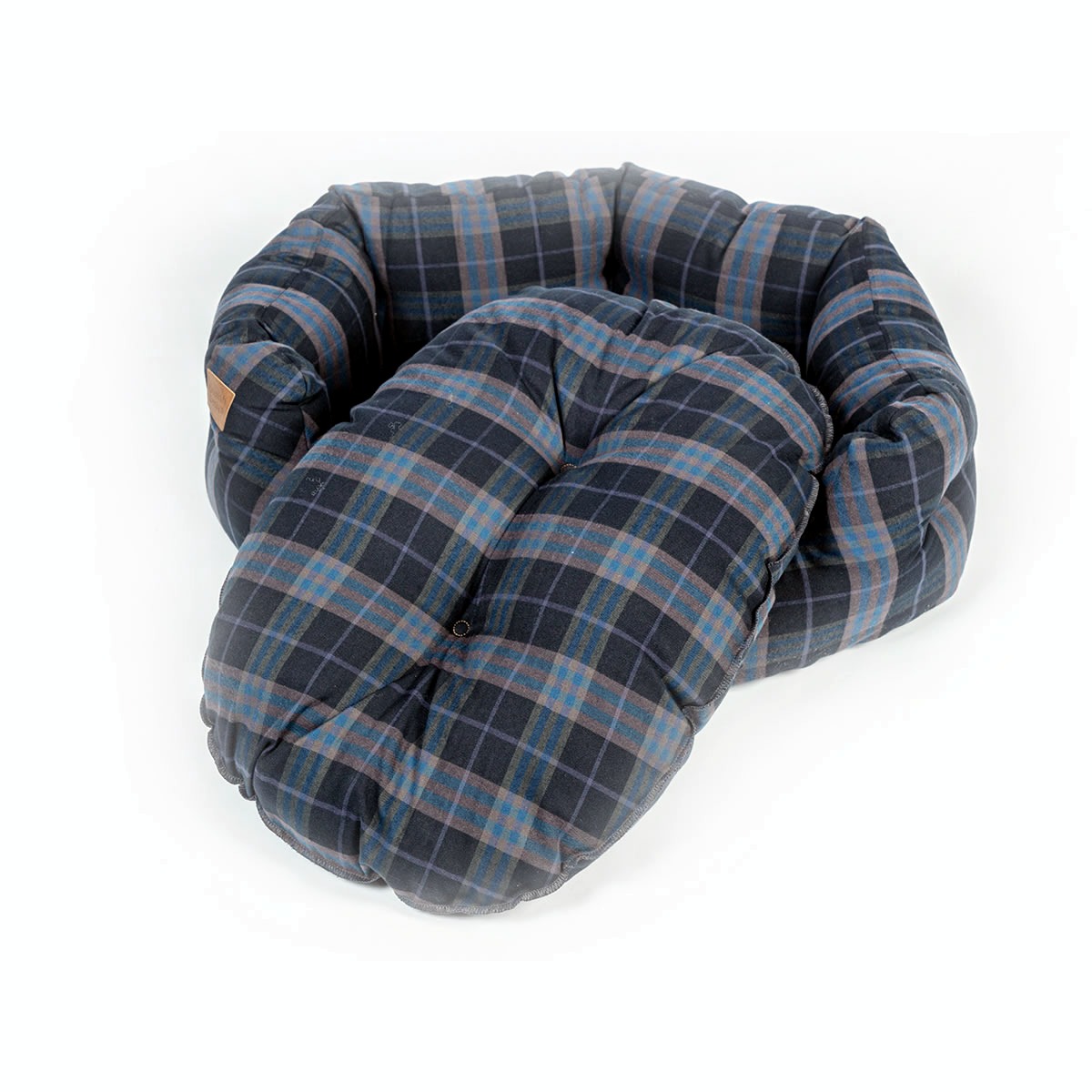 Lumberjack Navy Deluxe Slumber Dog Bed - Image 3