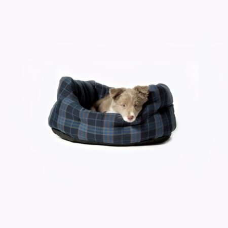 Lumberjack Navy Deluxe Slumber Dog Bed