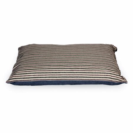 Rustic Stripes Denim Deep Duvet Dog Bed