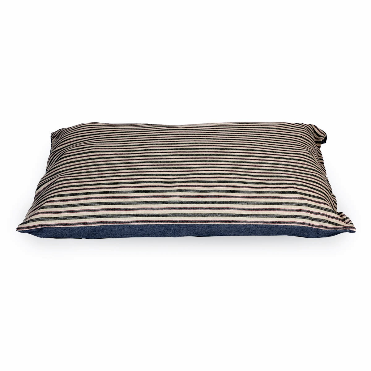 Rustic Stripes Denim Deep Duvet Dog Bed