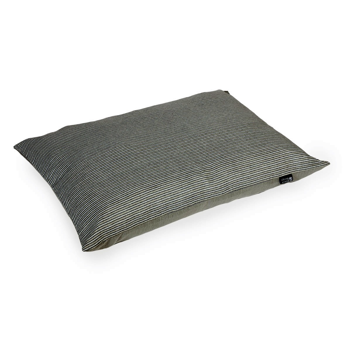 Rustic Stripes Grey Dog Duvet Cover - Image 4