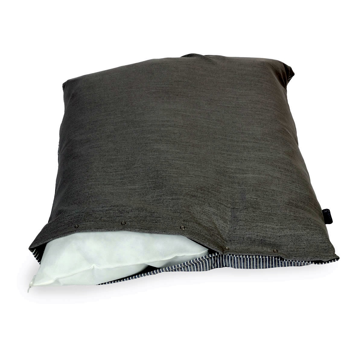 Rustic Stripes Grey Dog Duvet Cover - Image 5