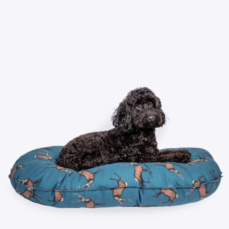 Woodland Stag Quilted Dog Mattress