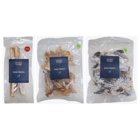 Natural Chew Trio: 3 Dog Treat Bundle